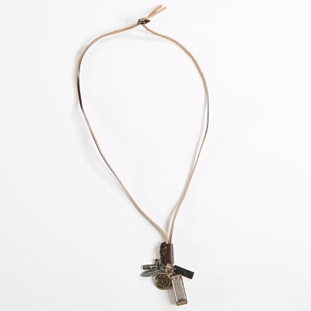 Icon Brand - Collier Gone In The Morning Marron