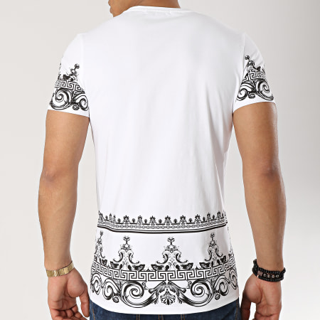Terance Kole - Tee Shirt 98256 Blanc Noir Renaissance