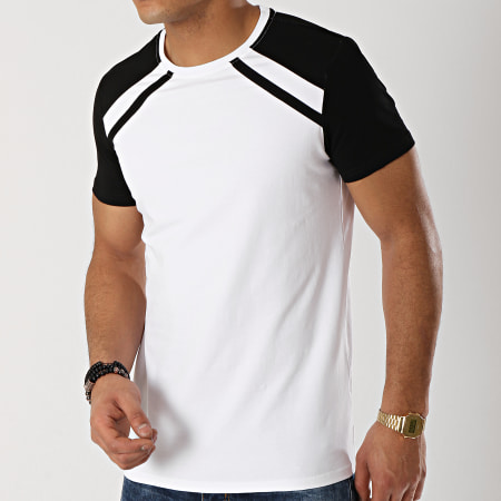 Terance Kole - Tee Shirt 98222 Blanc Noir