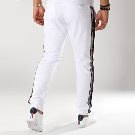 Antony Morato - Pantalon Jogging Avec Bandes Abbigliamento Blanc Noir