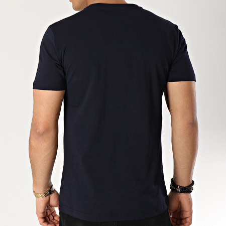 Antony Morato - Tee Shirt Tricolore MMKS01456 Bleu Marine Blanc Rouge