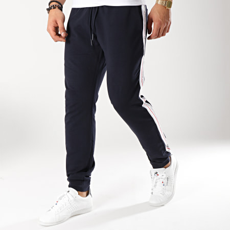 Antony Morato - Pantalon Jogging Avec Bandes Abbigliamento Bleu Marine Blanc