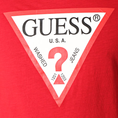 Guess - Tee Shirt M92I17K6XN0 Rouge