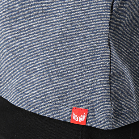 Kaporal - Tee Shirt Molia Bleu Marine Chiné