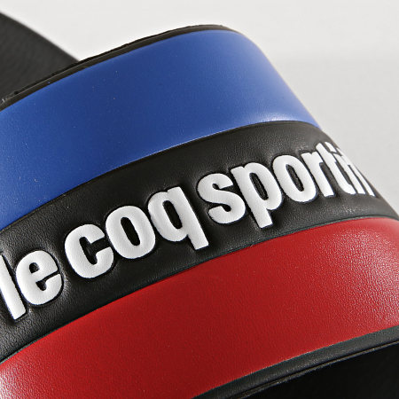 Le Coq Sportif - Claquettes Slide Tricolore 1911137 Noir Bleu Marine Rouge