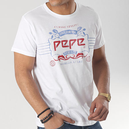 Pepe Jeans - Tee Shirt 45th Blanc