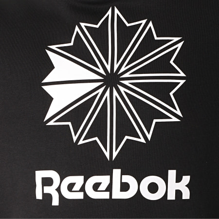 Reebok - Sweat Capuche Big Logo DT8133 Noir Blanc