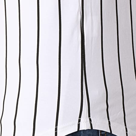 Terance Kole - Tee Shirt Oversize 98207-1 Blanc Noir