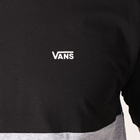 Vans - Tee Shirt Colorblock A3CZDJGP Noir Gris Chiné