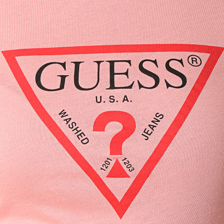 Guess - Tee Shirt Femme W92I82-K7WA0 Rose