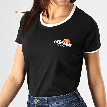 Ellesse - Tee Shirt Femme Uni 1074N Noir