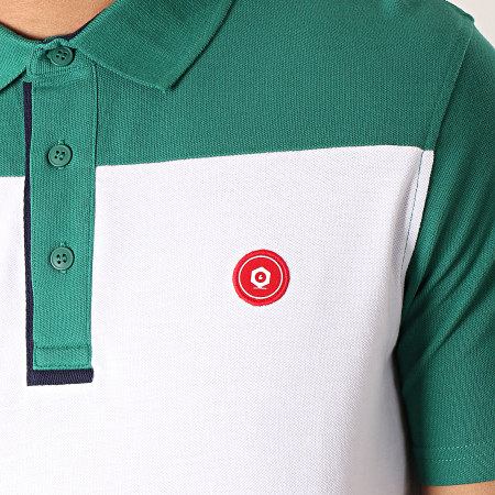 Jack And Jones - Polo Manches Courtes Stan Vert Blanc