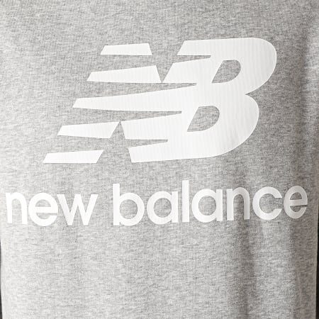 New Balance - Sweat Crewneck Logo 690940-60 Gris Chiné