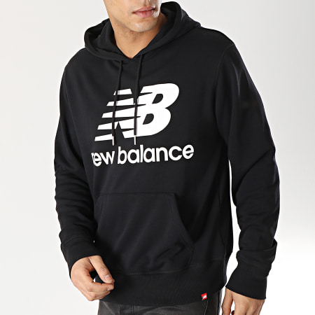 New Balance - Sweat Capuche Logo 690950-60 Noir