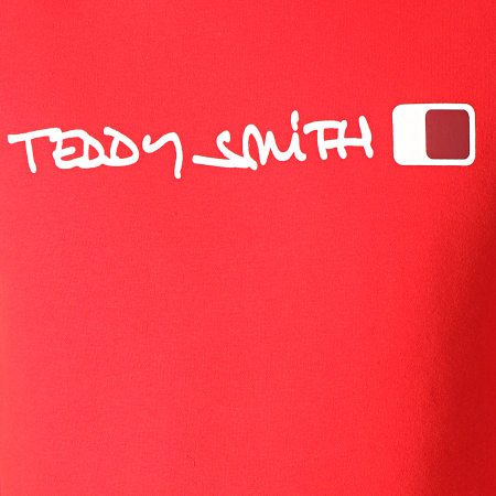 Teddy Smith - Sweat Crewneck Strat Rouge