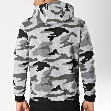 Uniplay - Sweat Capuche Camouflage SSU06 Gris Chiné