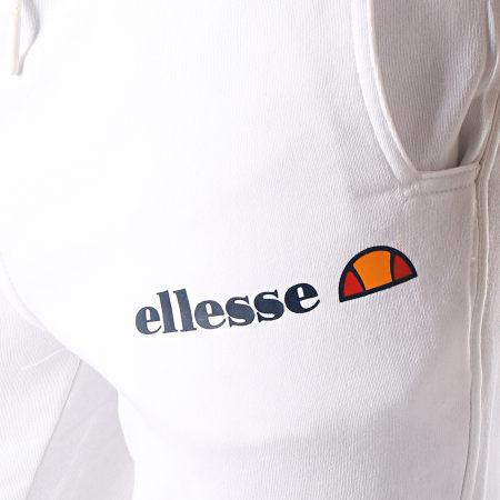 Ellesse - Pantalon Jogging Molleton 1034N Blanc 
