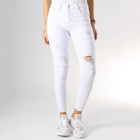 Girls Outfit - Jean Skinny Femme A2006 Blanc