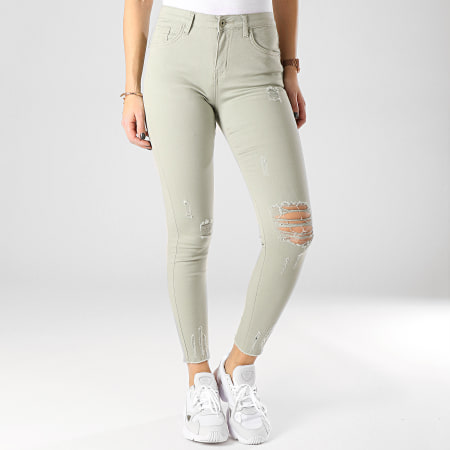 Girls Outfit - Jean Skinny Femme A2005 Vert