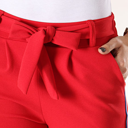 Girls Outfit - Pantalon Femme Avec Bandes 9255 Rouge