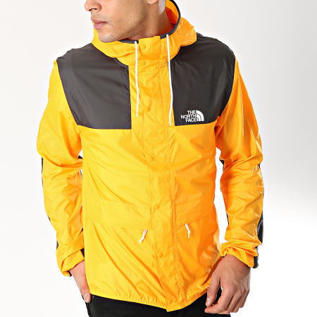 The North Face - Coupe-Vent 1985 Mountain CH37 Orange Gris Anthracite