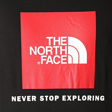 The North Face - Tee Shirt Red Box Noir Rouge