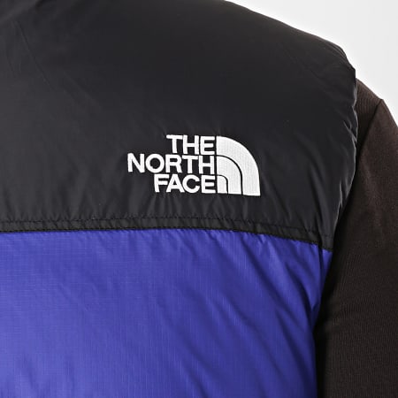 The North Face - Doudoune Sans Manches 1996 Nuptse Retro 3JQQ Bleu Electrique Noir