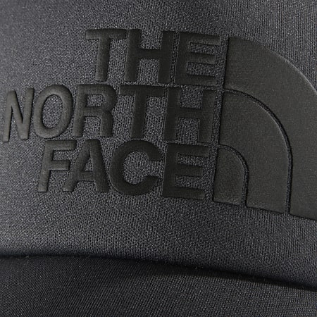 The North Face - Casquette Trucker Logo Gris Anthracite Noir 