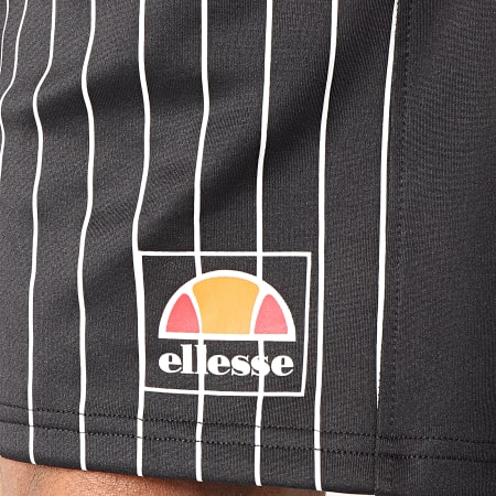 Ellesse - Short Jogging Stripes 1033N Noir Blanc
