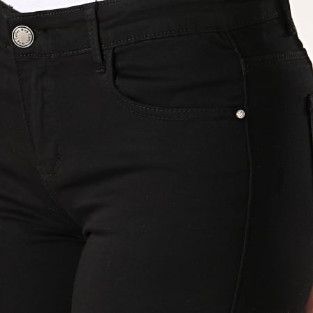 Girls Outfit - Pantalon Cargo Femme S352 Noir