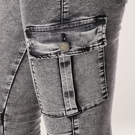Girls Outfit - Jean Skinny Femme S355 Gris Anthracite