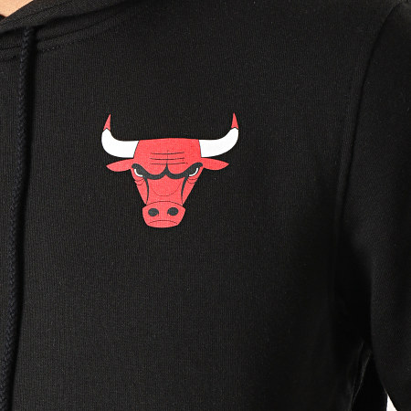 New Era - Sweat Capuche Chicago Bulls Stripe 11860088 Noir Rouge