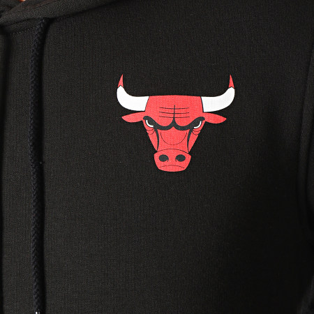 New Era - Sweat Capuche Chicago Bulls Sleeve Wordmark 11860103 Noir