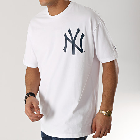 New Era - Tee Shirt Oversize Logo XL New York Yankees 11860138 Blanc