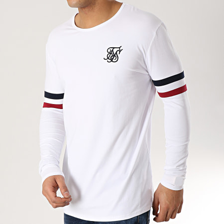 SikSilk - Tee Shirt Manches Longues 13570 Blanc