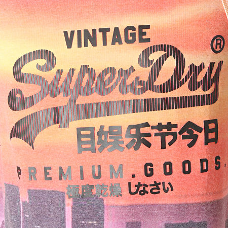 Superdry - Débardeur Premium Goods Photographic Ves Orange
