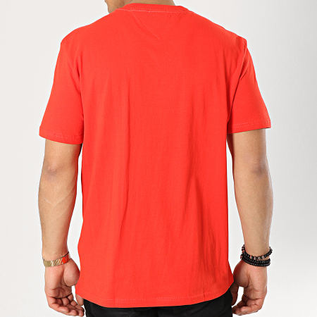 Tommy Hilfiger - Tee Shirt Box Logo 6089 Rouge