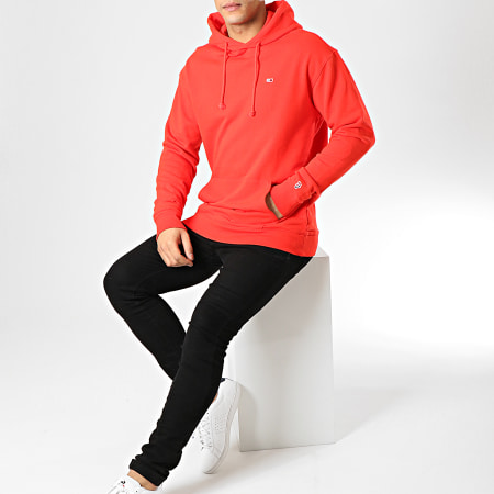 Tommy Jeans - Sweat Capuche Classic 5494 Rouge