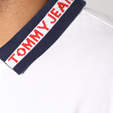 Tommy Hilfiger - Polo Manches Courtes Tipped Collar 6022 Blanc 