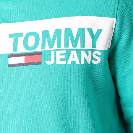 Tommy Jeans - Sweat Capuche Essential Graphic 6047 Vert