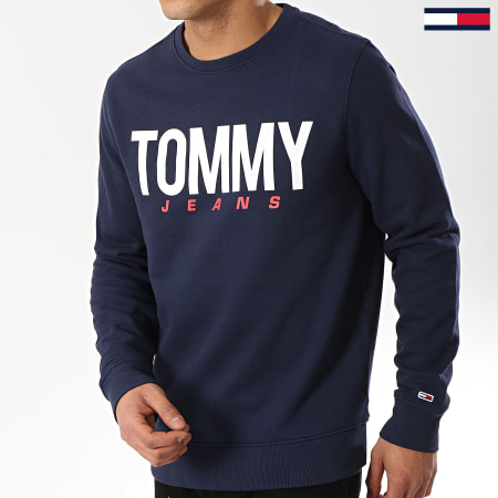 Tommy Hilfiger - Sweat Crewneck Essential Logo 6291 Bleu Marine