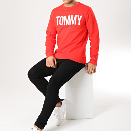 Tommy Hilfiger - Sweat Crewneck Essential Logo 6291 Rouge