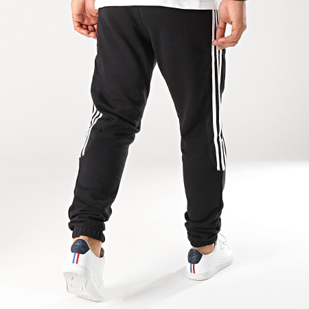 Adidas Originals - Pantalon Jogging A Bandes Radkin DU8137 Noir Blanc