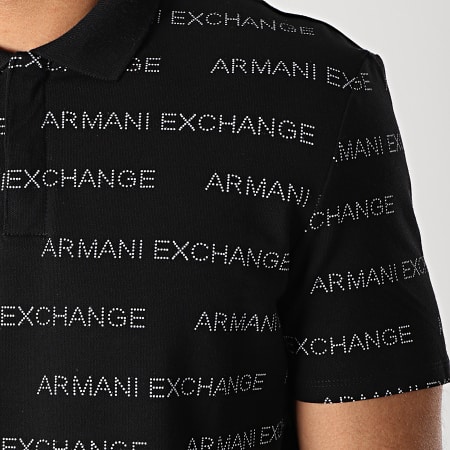 Armani Exchange - Polo Manches Courtes 3GZFAE-ZJU3Z Noir