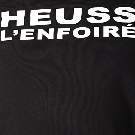 Heuss L'Enfoiré - Sweat Capuche Logo Noir