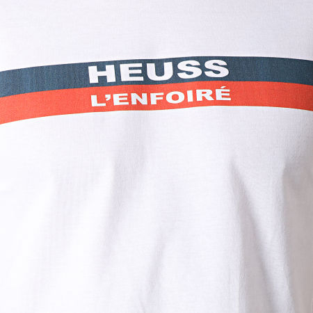 Heuss L'Enfoiré - Tee Shirt Block Blanc