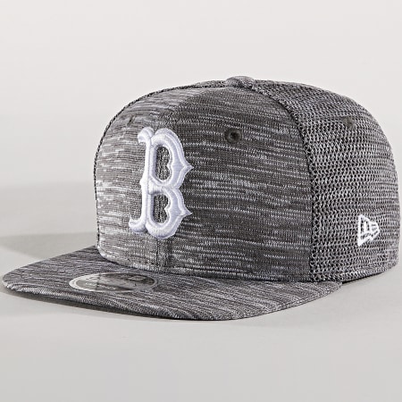 New Era - Casquette Snapback Boston Red Sox Engineered 11871573 Gris Chiné