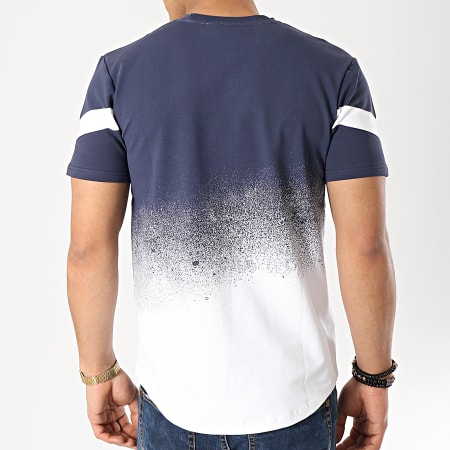 Project X Paris - Tee Shirt Oversize 1910013 Bleu Marine Blanc