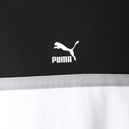 Puma - Sweat Crewneck A Bandes XTG Noir Blanc Gris