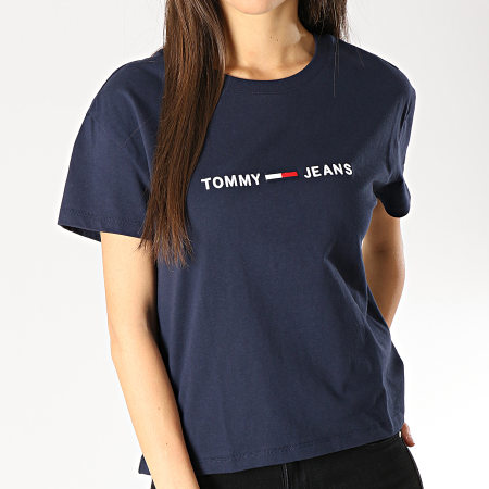 Tommy Hilfiger - Tee Shirt Femme Clean Boxy Logo 5455 